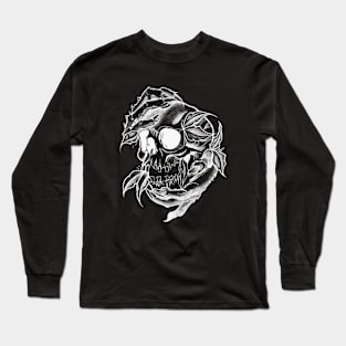 White Skull Long Sleeve T-Shirt